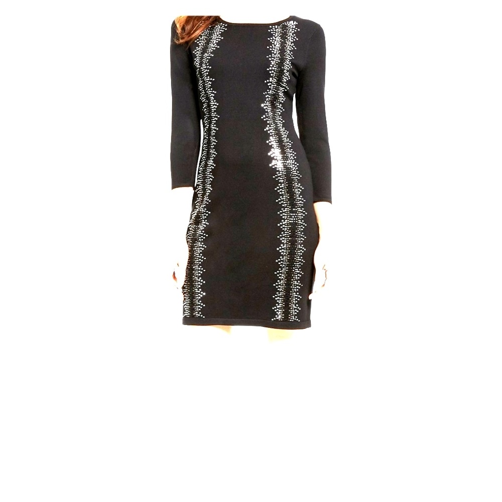 Rhinestone Sweater Dress